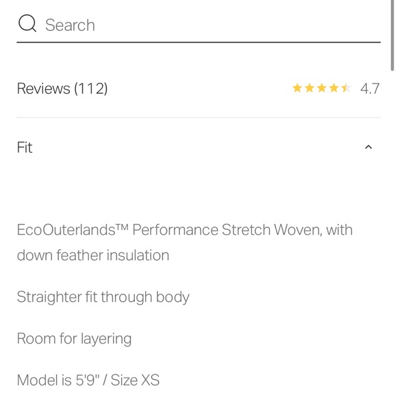 Vuori Hillside Down Jacket - Medium - Laurel green NWT - Picture 6 of 9